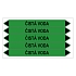 Značení potrubí, čistá voda,5 ks, 150 × 12 mm